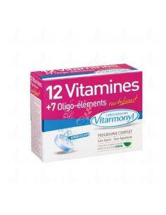 Vitarmonyl 12 Vitamines + 7 Oligo-éléments - 24 Comprimés