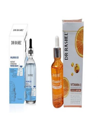 dr-rashell-pack-serum-primaire-hydratant-a-l'acide-hyaluronique-100-ml-&-serum-vitamine-c-image-1