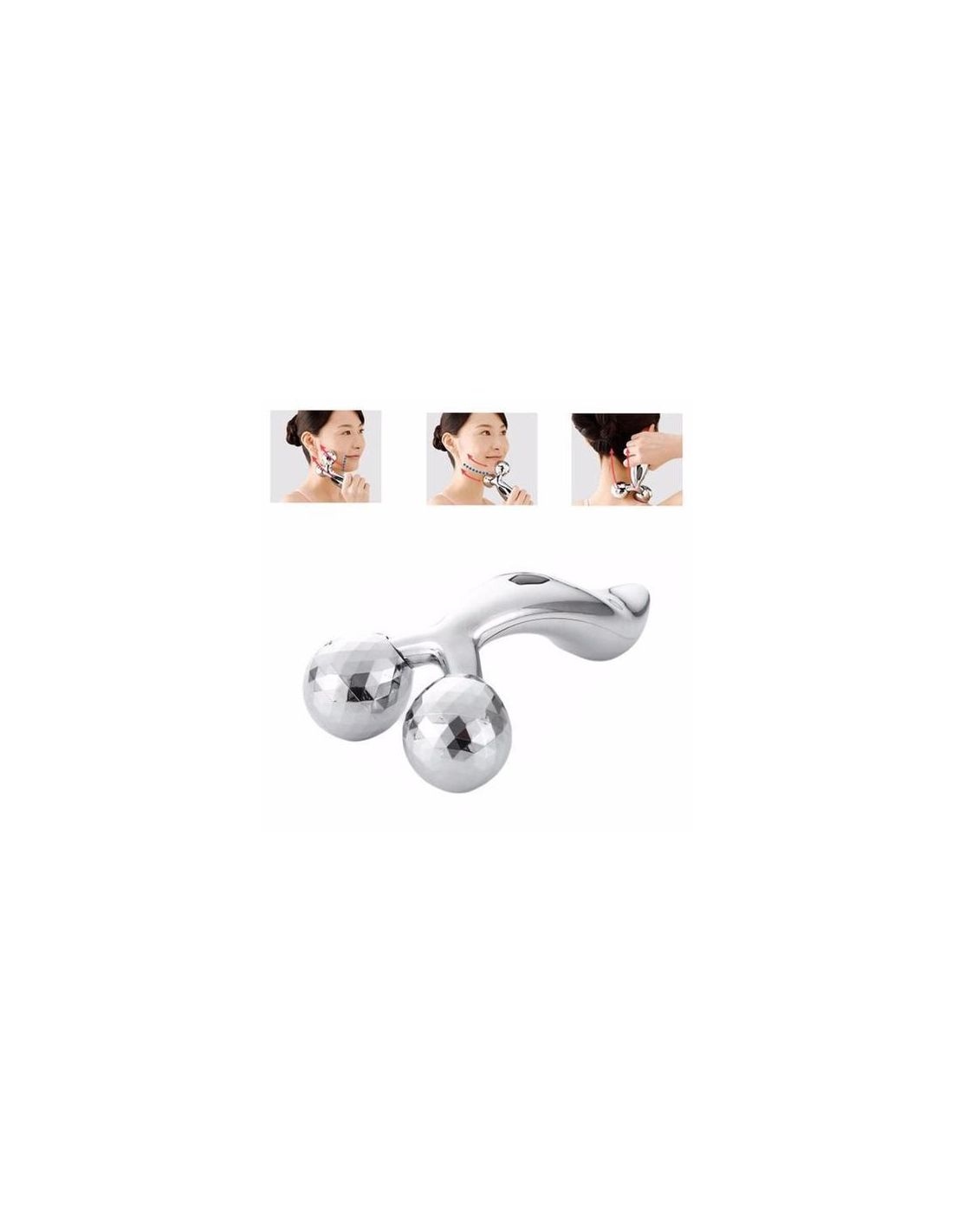 Rouleau Masseur 3d Visage Yeux Et Corps Lifting Facial V Face Massage à Prix Pas Cher 9295