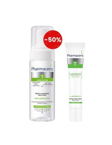 pharmaceris-pack-duo-t-pure-retinol-creme-de-nuit-40ml-+-mousse-nettoyante-150ml-(-50%)-image-1