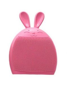 brosse-nettoyante-en-silicone-lapin-pour-le-visage-rose-bebe-image-1