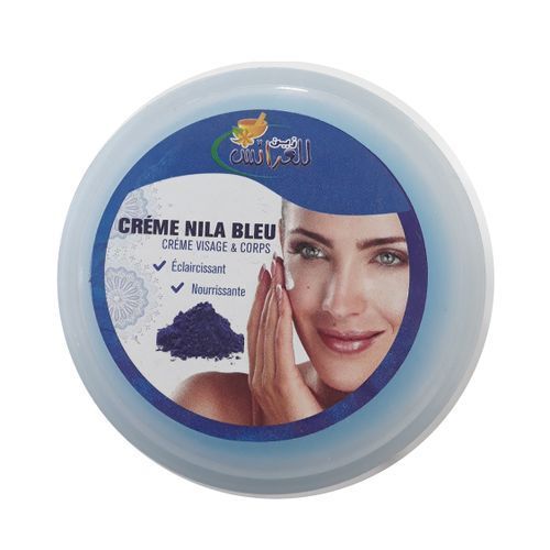 Crème de visage et corps a base de Nila bleu pour blanchiment et