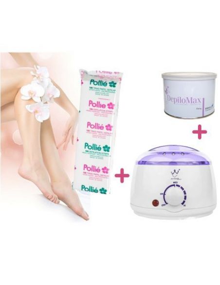 Konsung Kit Complet D Pilation Appareil Chauffe Cire Gr Papier Pot De Cire Gr