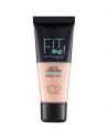 Maybelline New York Fit Me! - Fond de Teint Matte - 102 Ivoire Clair